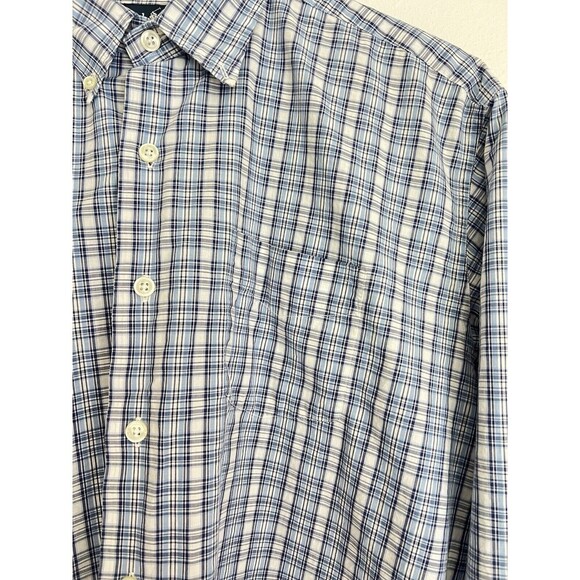 Vintage Ralph Lauren Greggor Shirt Mens Medium Plaid Button Down Long Sleeve - Picture 4 of 8